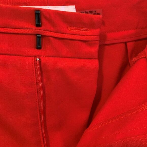 Calvin Klein crop pant, cotton, poly, spandex, Sz 8, EUC, medium rise, - Picture 3 of 16